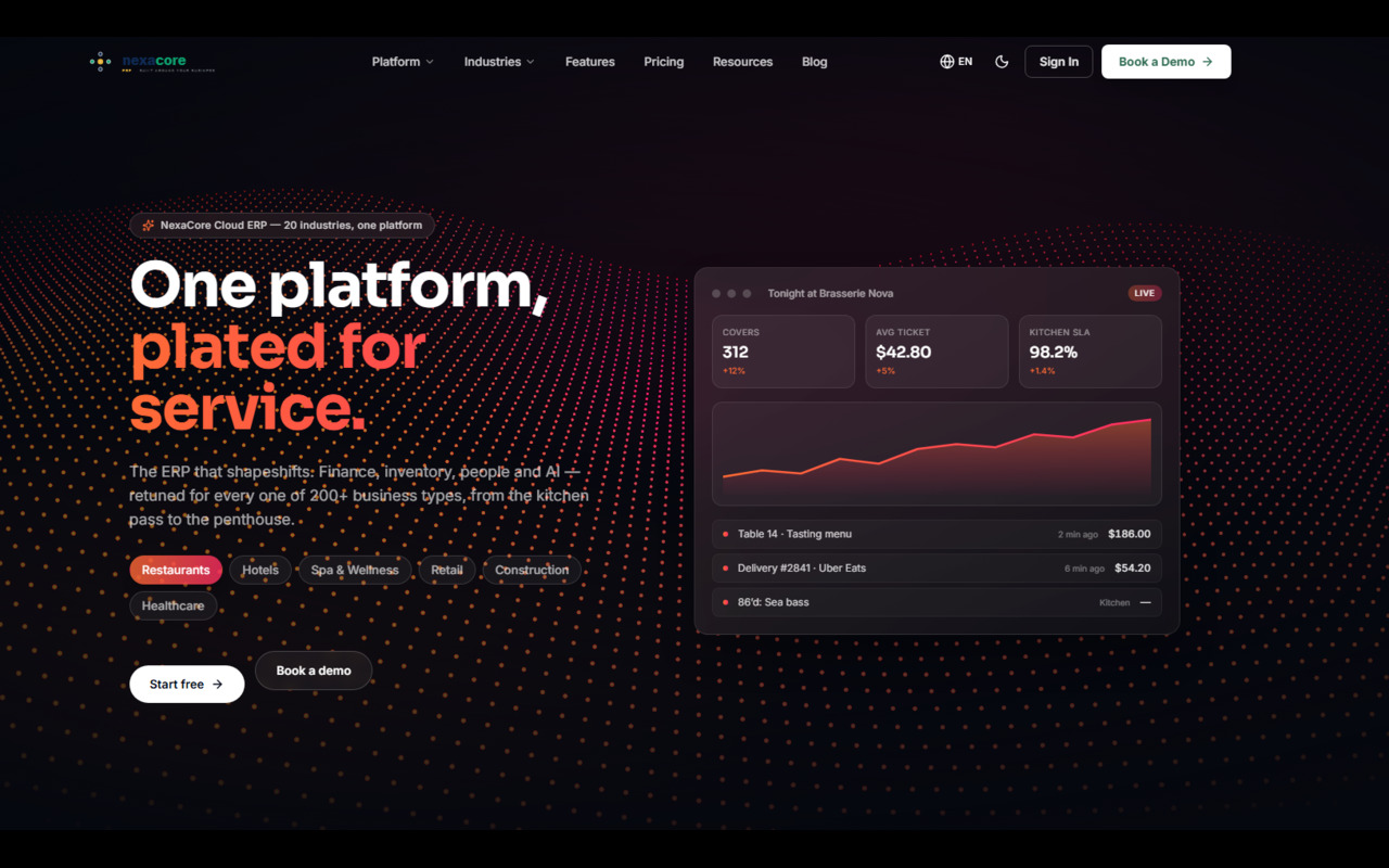 NexaCore ERP